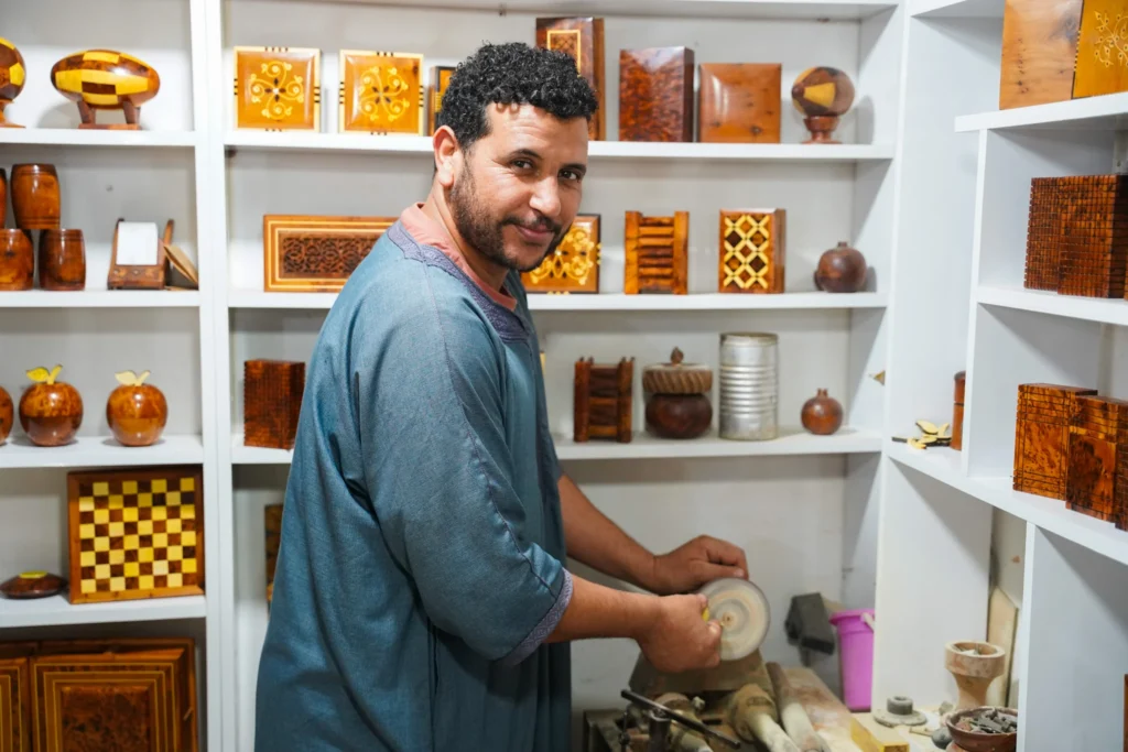 L’artisanat du bois de Thuya